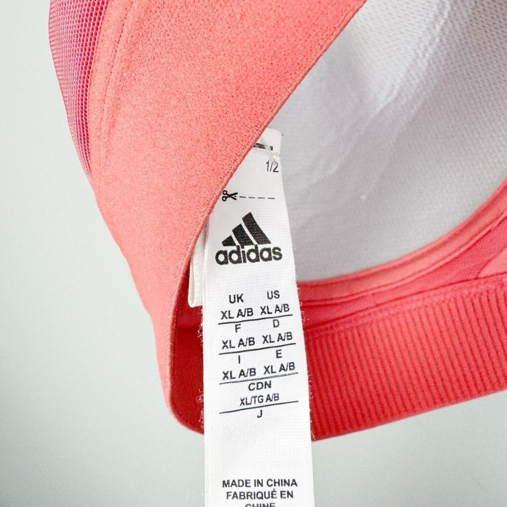ADIDAS | Coral Orange Adjustable Formed Sports Bra Women’s Size X-Large - Picture 7 of 8